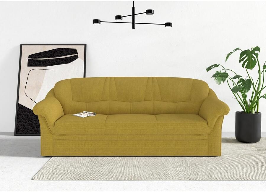 DOMO collection 3-zitsbank Montana voor kleine ruimtes breedte 184cm comfortabel en tijdloos - Foto 3