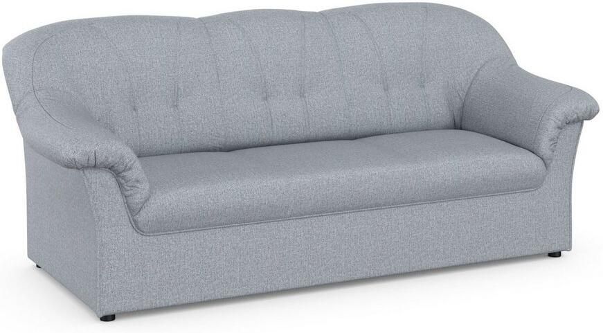 DOMO collection 3-zitsbank Pegnitz voor kleine ruimtes breedte 185cm tijdloos elegante armleuningen comfortabel - Foto 6