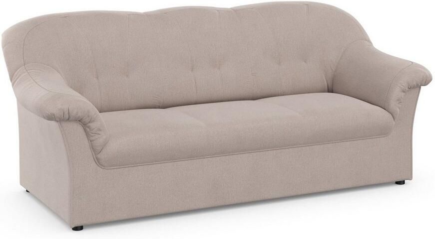 DOMO collection 3-zitsbank Pegnitz voor kleine ruimtes breedte 185cm tijdloos elegante armleuningen comfortabel - Foto 6