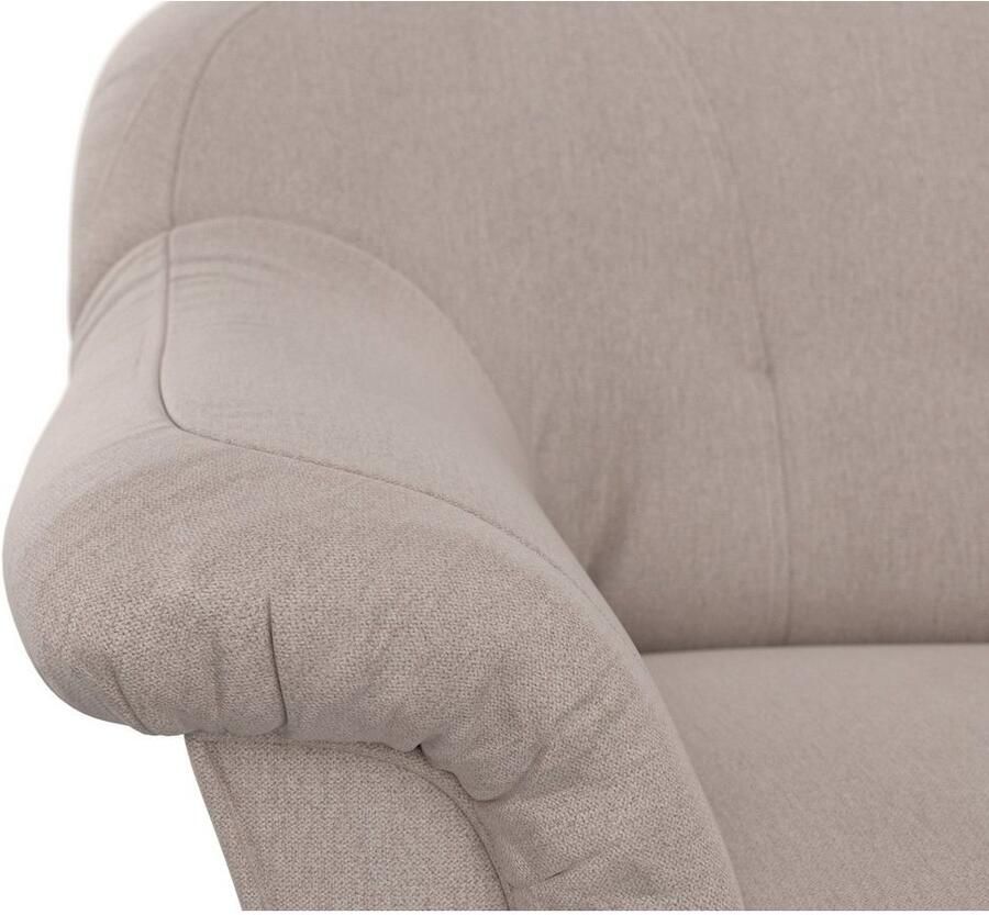 DOMO collection 3-zitsbank Pegnitz voor kleine ruimtes breedte 185cm tijdloos elegante armleuningen comfortabel