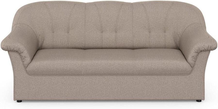 DOMO collection 3-zitsbank Pegnitz voor kleine ruimtes breedte 185cm tijdloos elegante armleuningen comfortabel - Foto 8