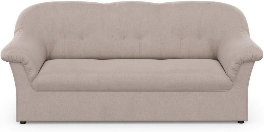 DOMO collection 3-zitsbank Pegnitz voor kleine ruimtes breedte 185cm tijdloos elegante armleuningen comfortabel - Foto 8