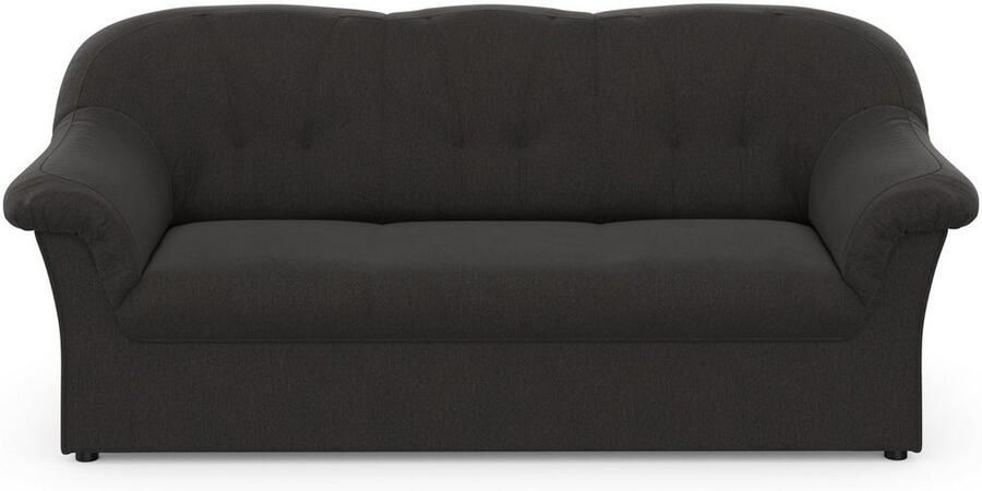 DOMO collection 3-zitsbank Pegnitz voor kleine ruimtes breedte 185cm tijdloos elegante armleuningen comfortabel - Foto 7