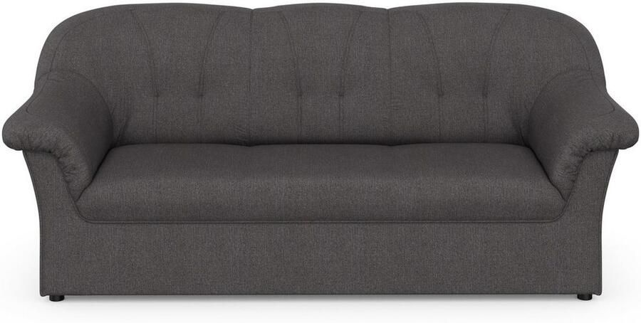 DOMO collection 3-zitsbank Pegnitz voor kleine ruimtes breedte 185cm tijdloos elegante armleuningen comfortabel - Foto 8