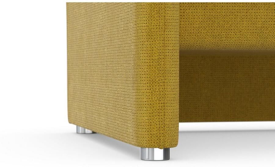 DOMO collection 3-zitsbank Pina smalle armleuningen met bonellvering compact & elegant Hoge zitcomfort luxe microvezel leerlook grijs breedte 219 cm - Foto 4