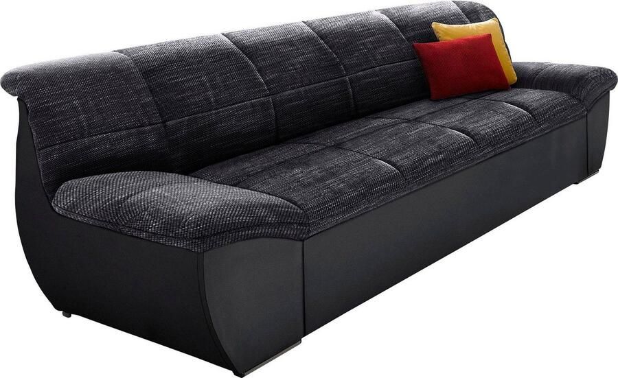 DOMO collection 3-zitsbank Splash moderne stiksels in de zitting en rug comfortabel - Foto 2