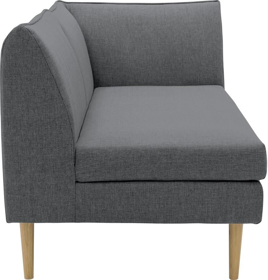 DOMO collection Bank-hoekelement Filho individueel uitbreidbaar Polstermöbel voor terras tuin en balkon speciaal voor buiten