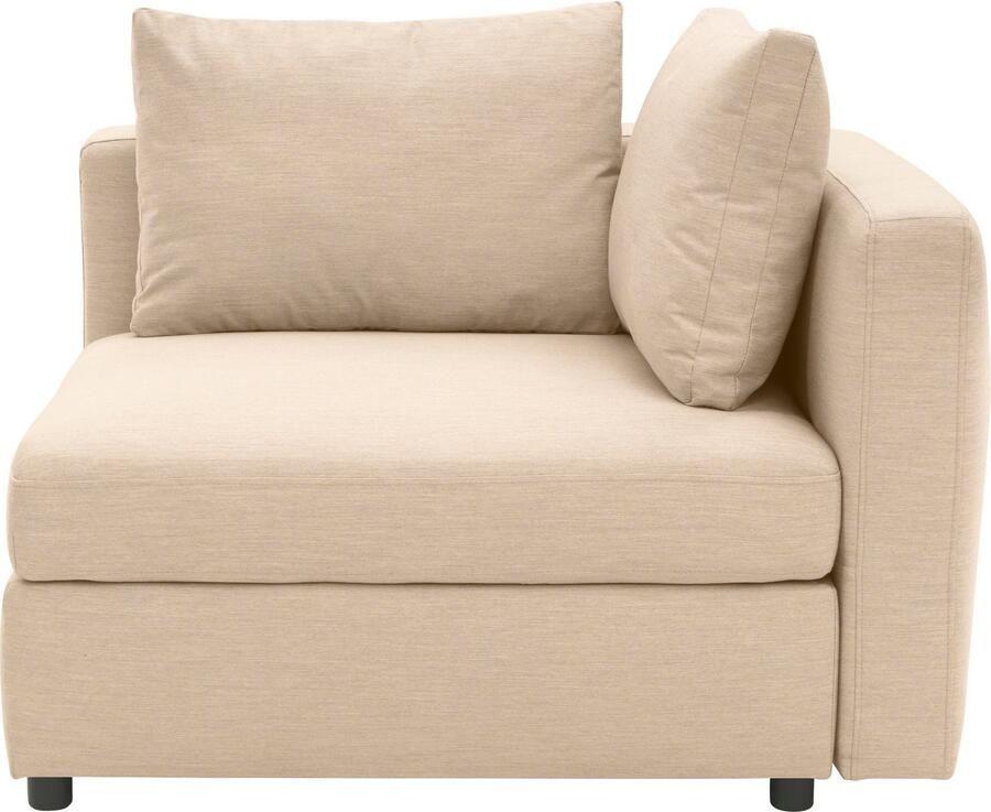 DOMO collection Bank-hoekelement Solskin individueel uitbreidbaar combineerbaar met losse kussens. rug- en zijpanelen als steeksysteem. - Foto 2