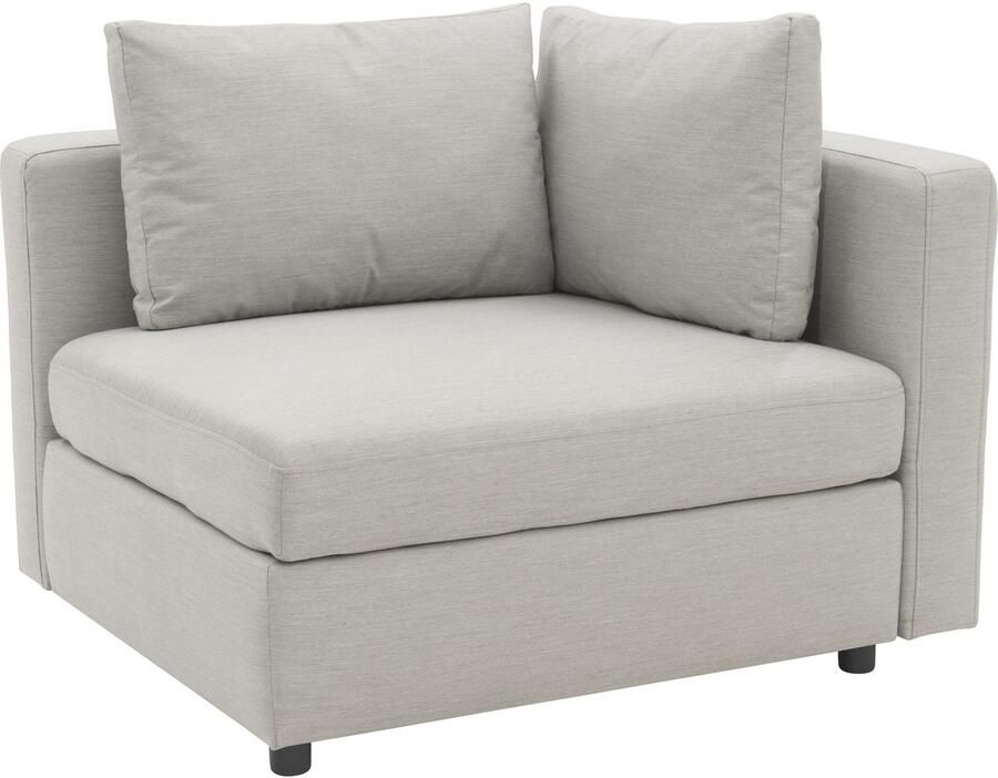 DOMO collection Bank-hoekelement Solskin individueel uitbreidbaar combineerbaar met losse kussens. rug- en zijpanelen als steeksysteem. - Foto 3