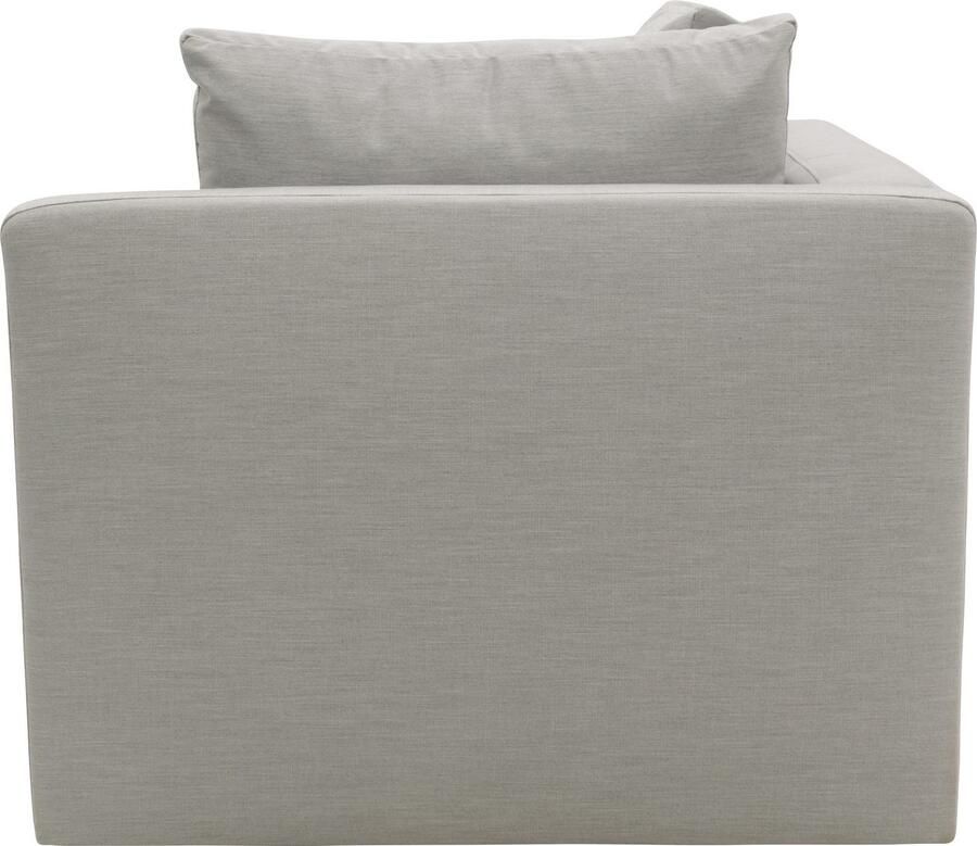 DOMO collection Bank-hoekelement Solskin individueel uitbreidbaar combineerbaar met losse kussens. rug- en zijpanelen als steeksysteem.