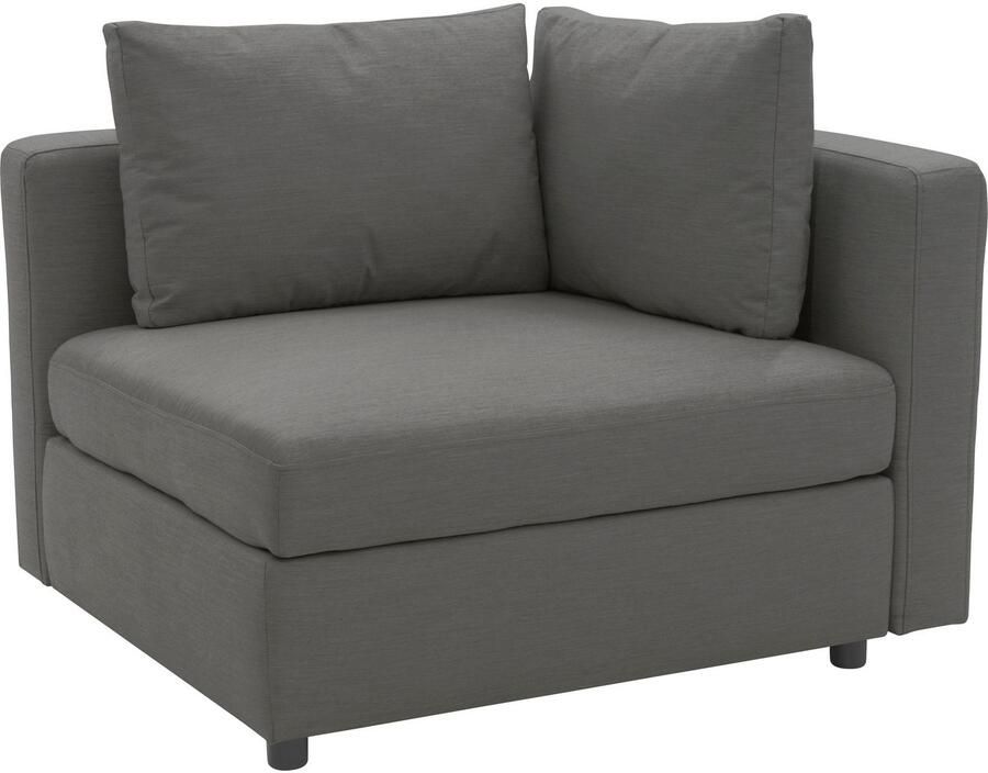 DOMO collection Bank-hoekelement Solskin individueel uitbreidbaar combineerbaar met losse kussens. rug- en zijpanelen als steeksysteem. - Foto 3