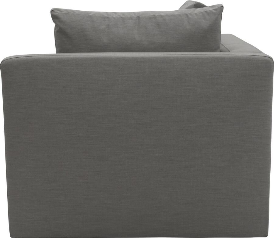 DOMO collection Bank-hoekelement Solskin individueel uitbreidbaar combineerbaar met losse kussens. rug- en zijpanelen als steeksysteem.