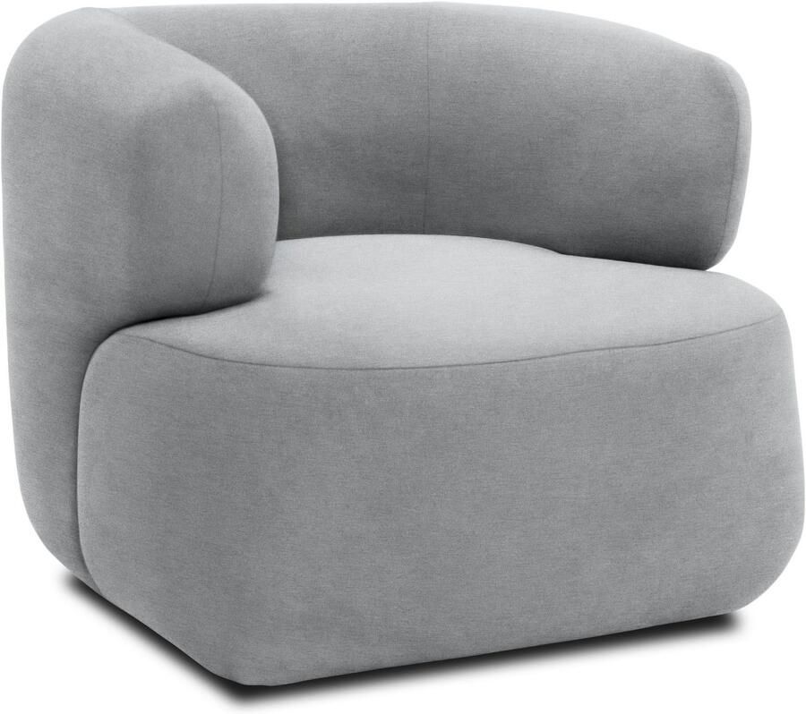 DOMO collection Fauteuil 800012 ontwerpstoel comfortabel en elegant organische vormtaal