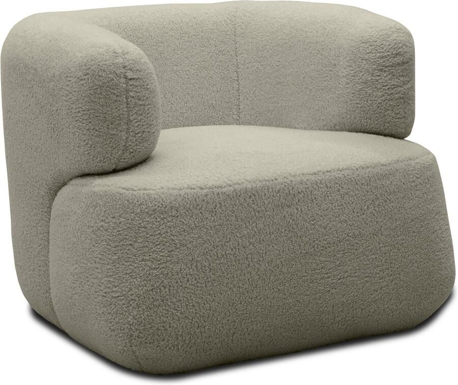 DOMO collection Fauteuil 800012 ontwerpstoel comfortabel en elegant organische vormtaal