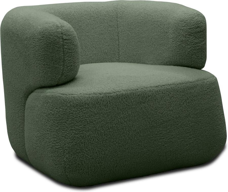 DOMO collection Fauteuil 800012 ontwerpstoel comfortabel en elegant organische vormtaal