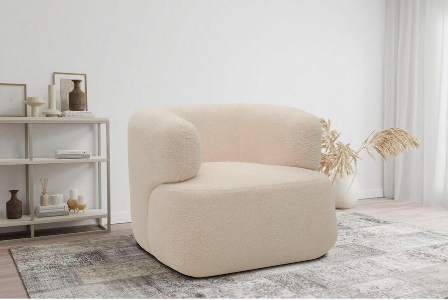 DOMO collection Fauteuil 800012 ontwerpstoel comfortabel en elegant organische vormtaal - Foto 3