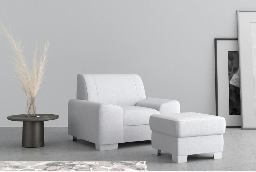 DOMO collection Fauteuil Anzio optioneel met veerkern