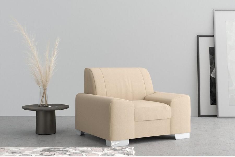 DOMO collection Fauteuil Anzio optioneel met veerkern - Foto 5