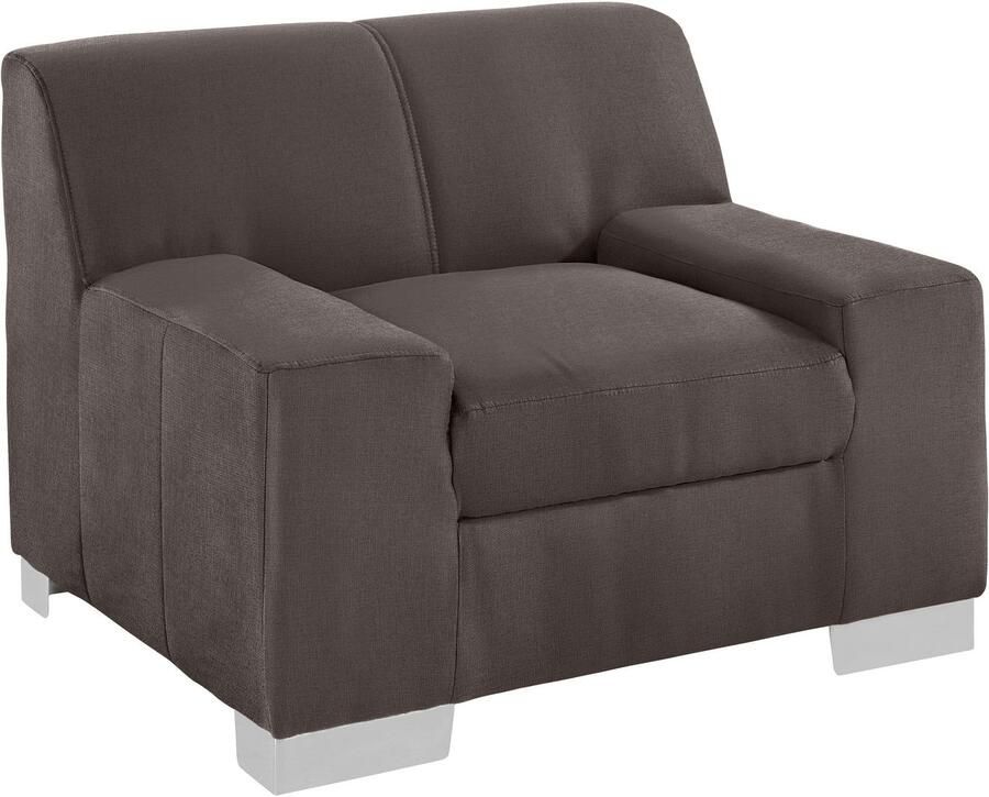 DOMO collection Fauteuil Bero elegant en tijdloos kubistisch en comfortabel (set) - Foto 2