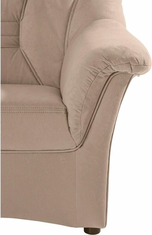 DOMO collection Fauteuil Elva tijdloze vormentaal elegante rugstikking (set) - Foto 6