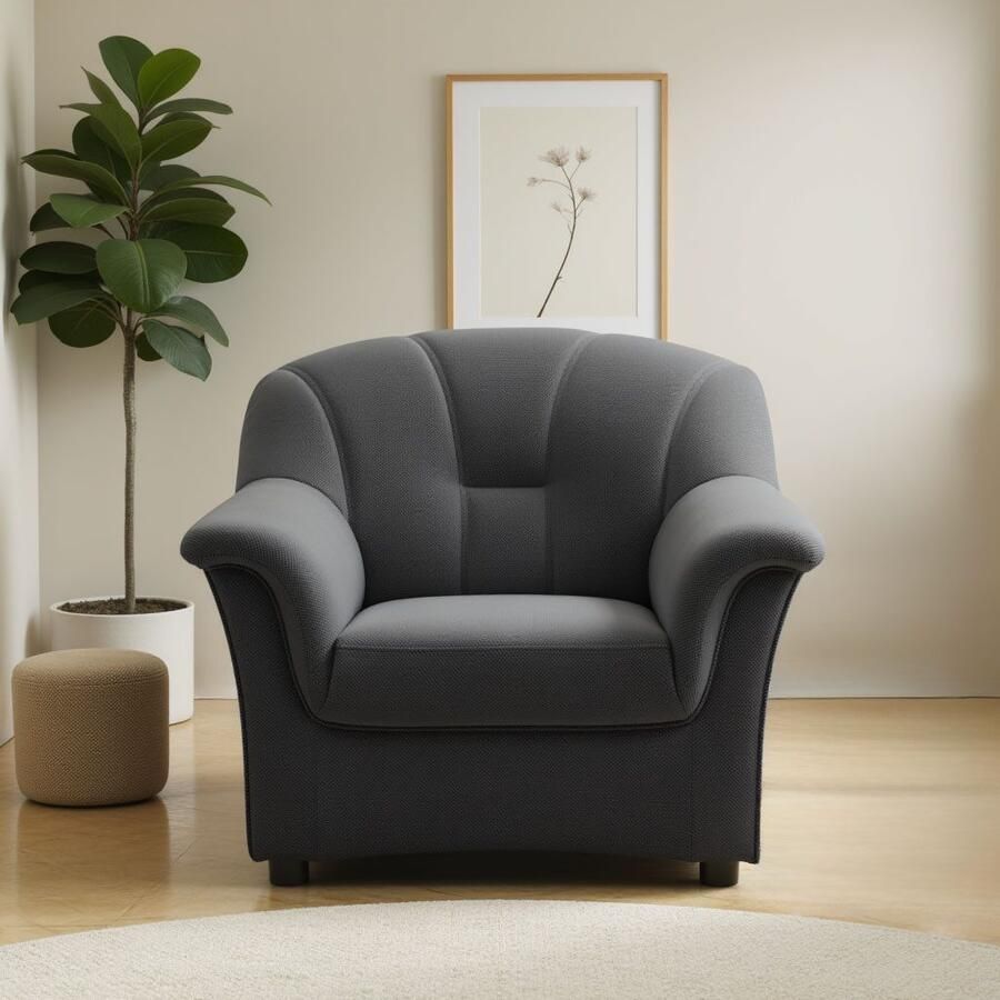 DOMO collection Fauteuil Flores naar keuze met binnenvering (niet bij microvezel primabelle -structuur) - Foto 8