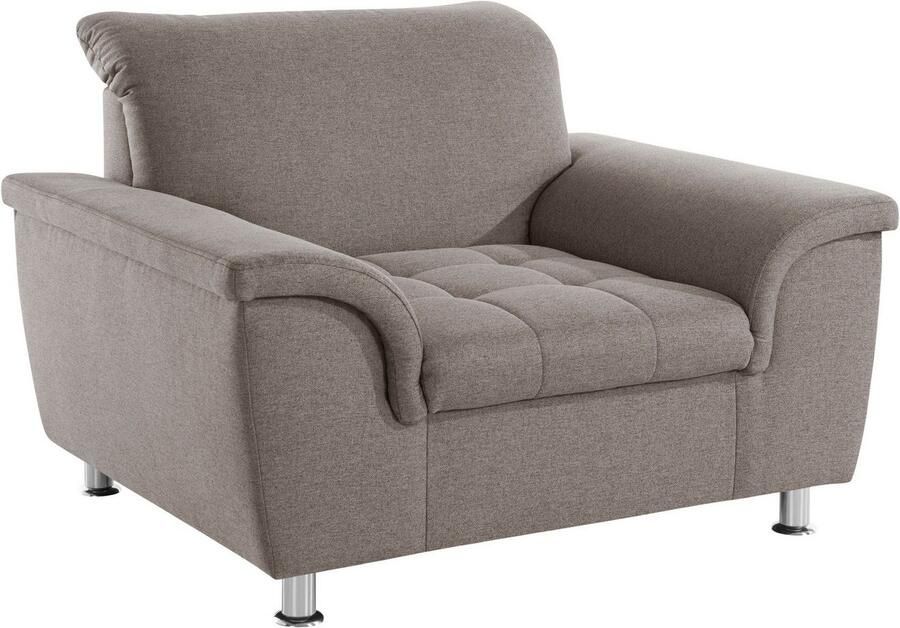 DOMO collection Fauteuil Franzi tijdloos en elegant moderne zittingstikking - Foto 4