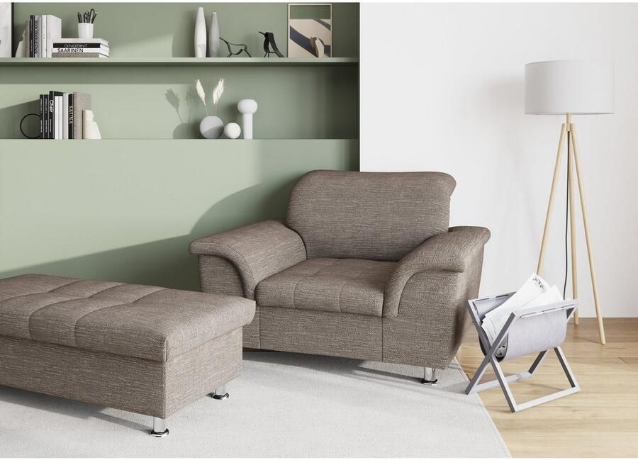 DOMO collection Fauteuil Franzi tijdloos & elegant moderne zittingstikking - Foto 3