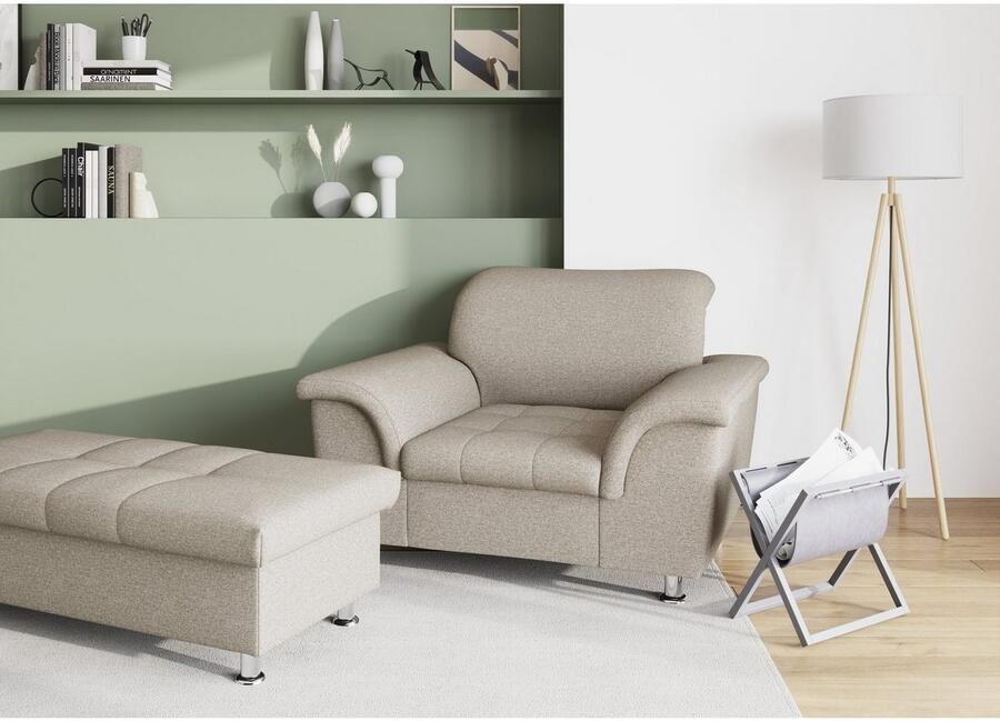 DOMO collection Fauteuil Franzi tijdloos & elegant moderne zittingstikking - Foto 3
