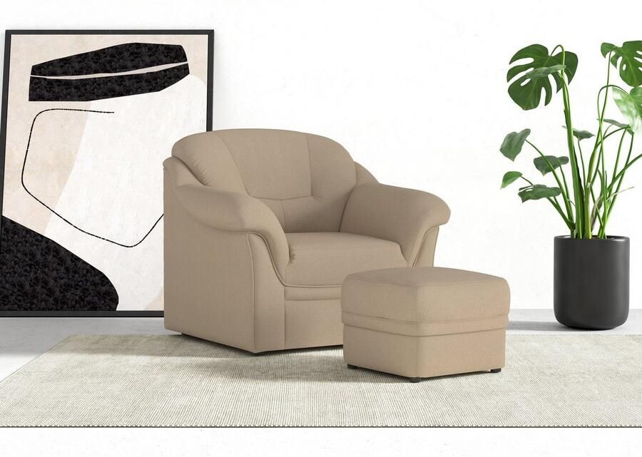 DOMO collection Fauteuil Montana comfortabel en tijdloos comfortabele armleuningen - Foto 3