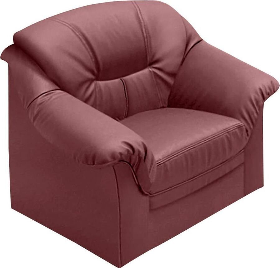 DOMO collection Fauteuil Montana kunstleren bekleding tijdloos en elegant (set)