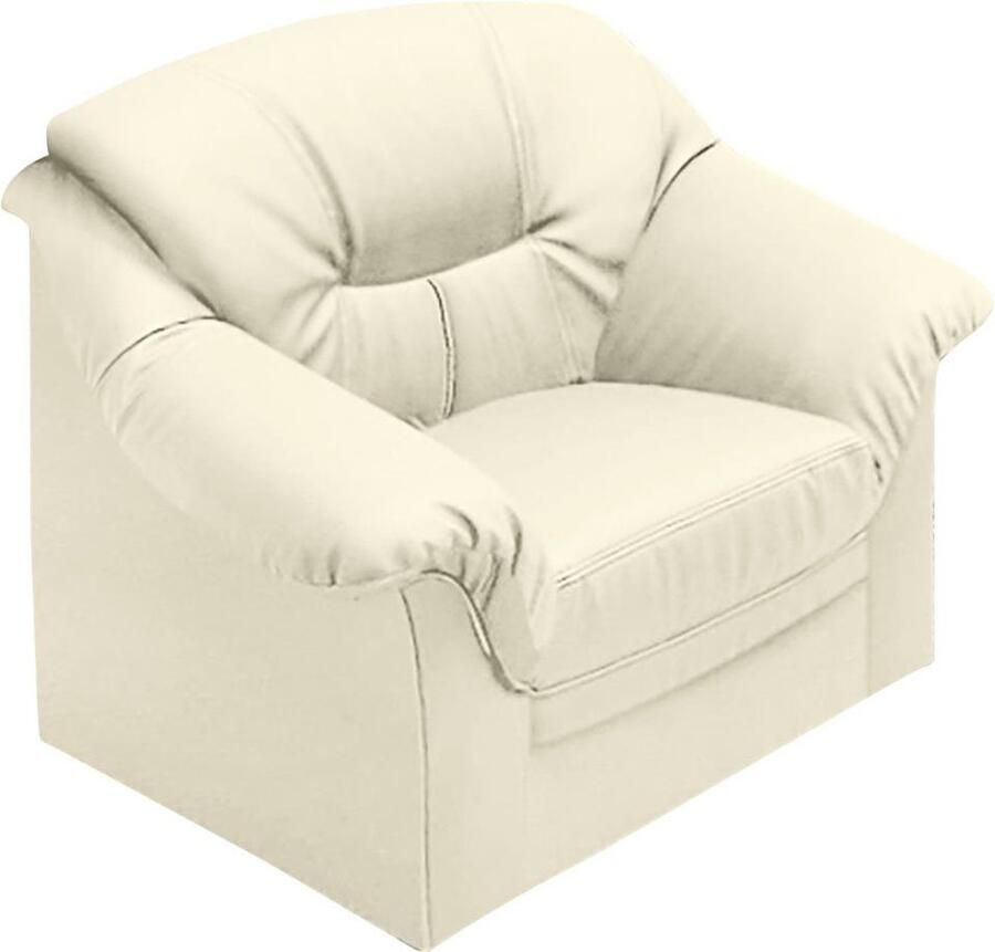 DOMO collection Fauteuil Montana kunstleren bekleding tijdloos en elegant (set)