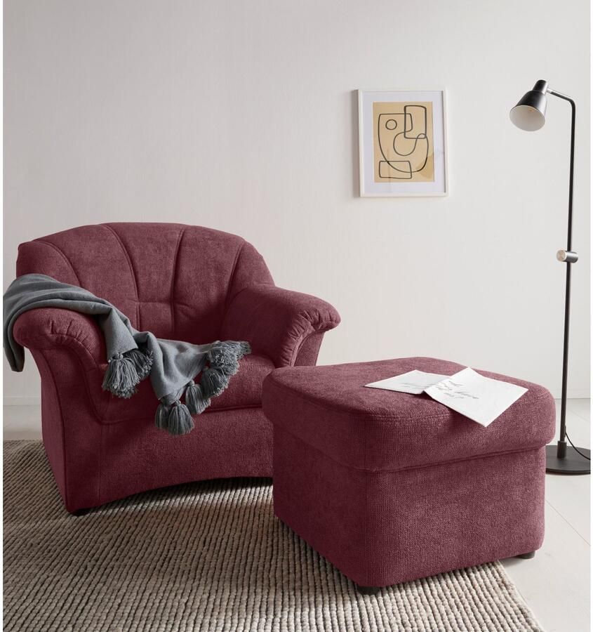 DOMO collection Fauteuil Papenburg tijdloze rugstikking elegante armleuning (set) - Foto 3