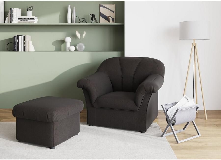 DOMO collection Fauteuil Pegnitz tijdloos elegante armleuningen comfortabel - Foto 6
