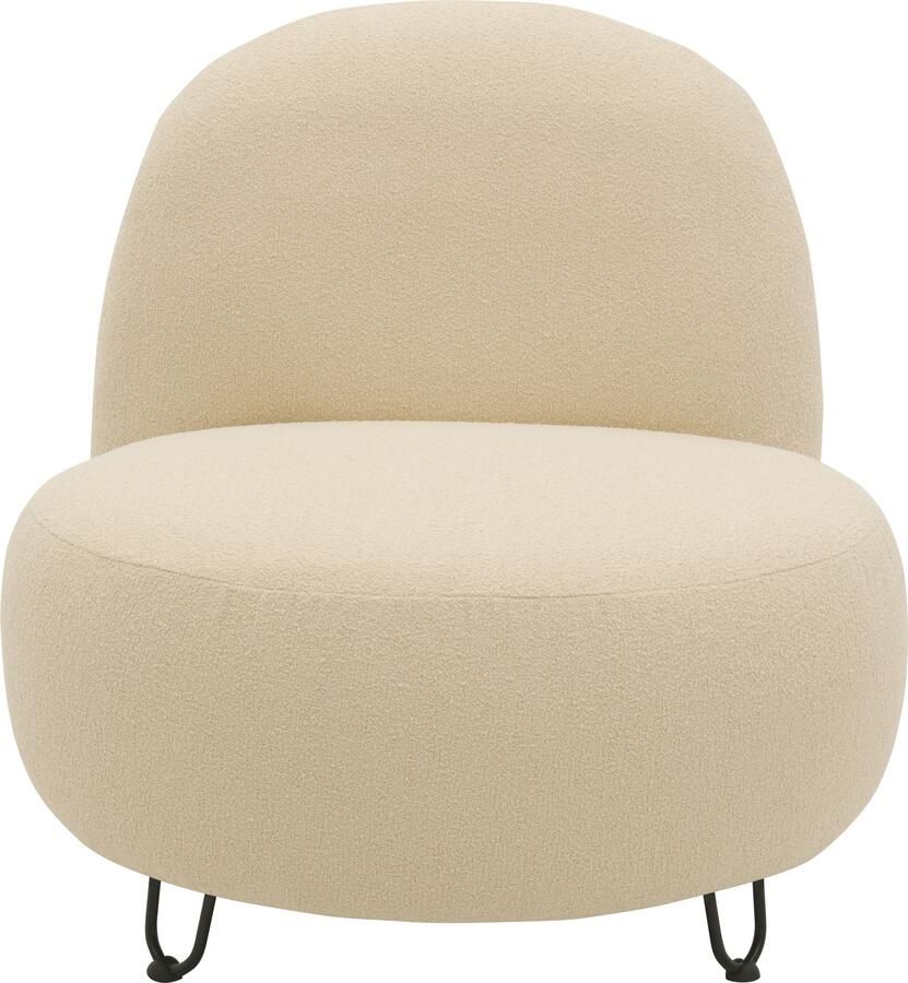 DOMO collection Fauteuil Poika ideaal voor terras tuin balkon Mooi gevormde outdoor-stoel bekleding van nepbont - Foto 4