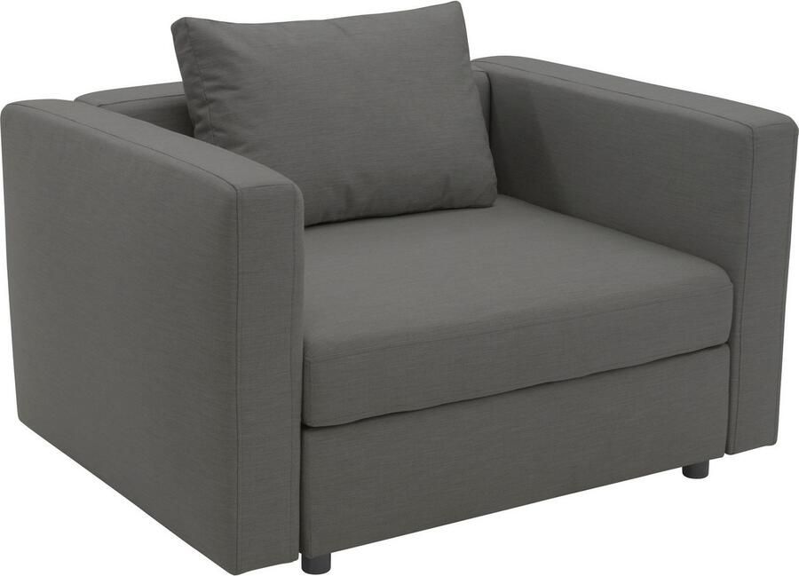 DOMO collection Fauteuil Solskin individueel uitbreidbaar voor tuin terras balkon Mooi gevormd met losse zit- en rugkussen speciaal voor buiten - Foto 2