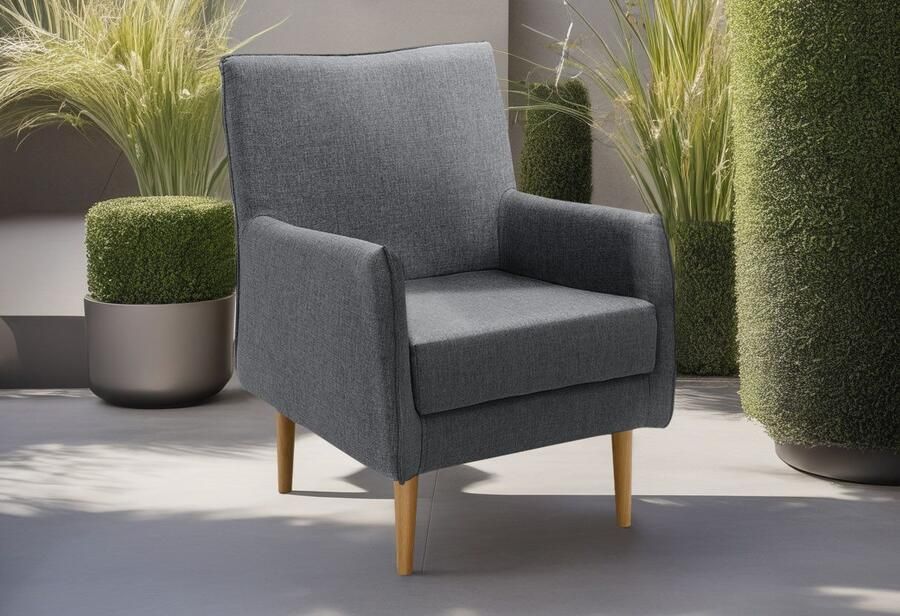 DOMO collection Fauteuil Sonce individueel uitbreidbaar Polstertstoel voor terras tuin en balkon speciaal voor buiten - Foto 6
