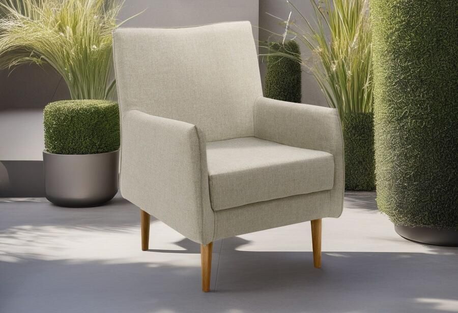 DOMO collection Fauteuil Sonce individueel uitbreidbaar Polstertstoel voor terras tuin en balkon speciaal voor buiten - Foto 6