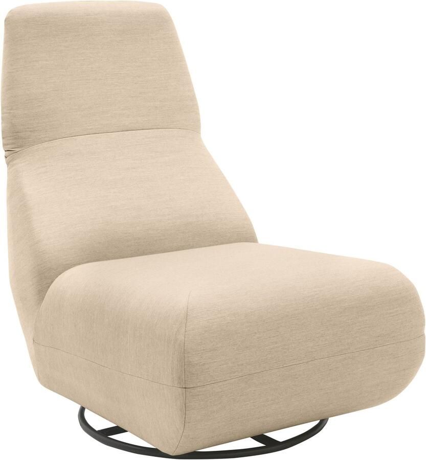 DOMO collection Fauteuil Sonner optioneel met draaifunctie 360 graden draaibaar rug op te richten draaistoel
