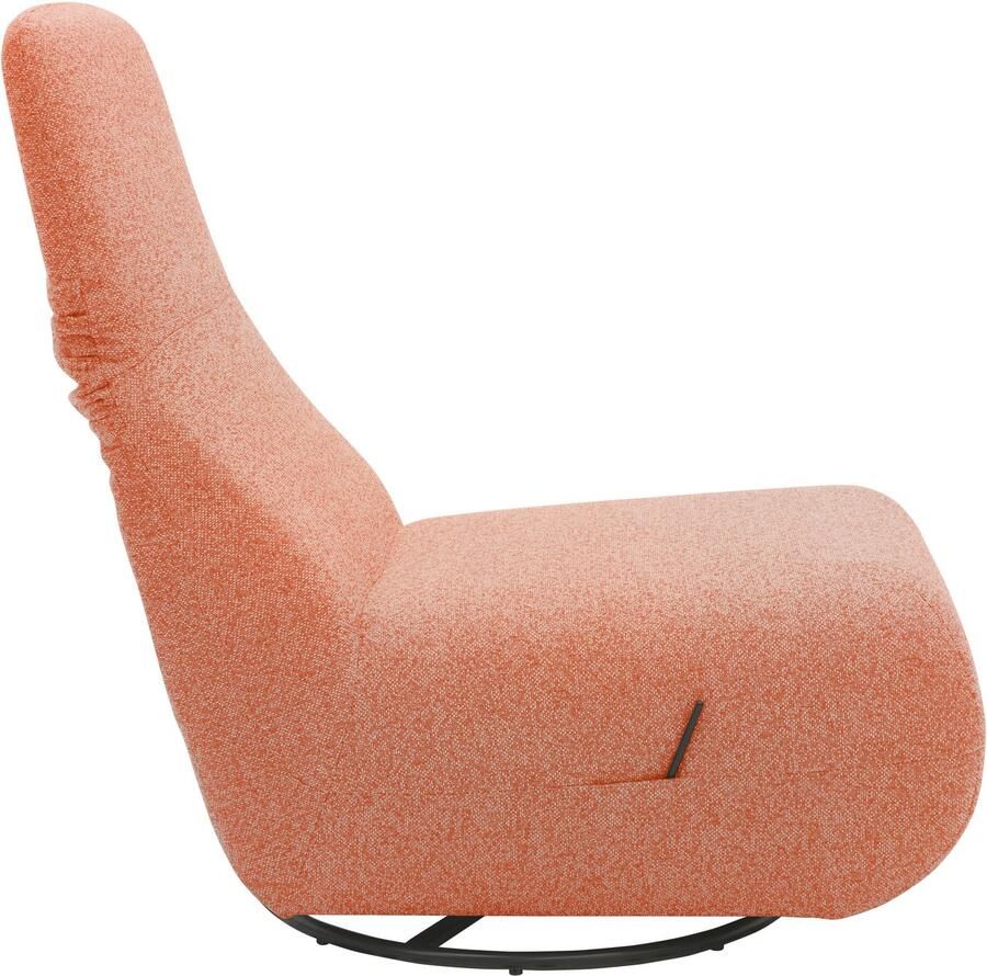 DOMO collection Fauteuil Sonner optioneel met draaifunctie 360 graden draaibaar rug op te richten draaistoel