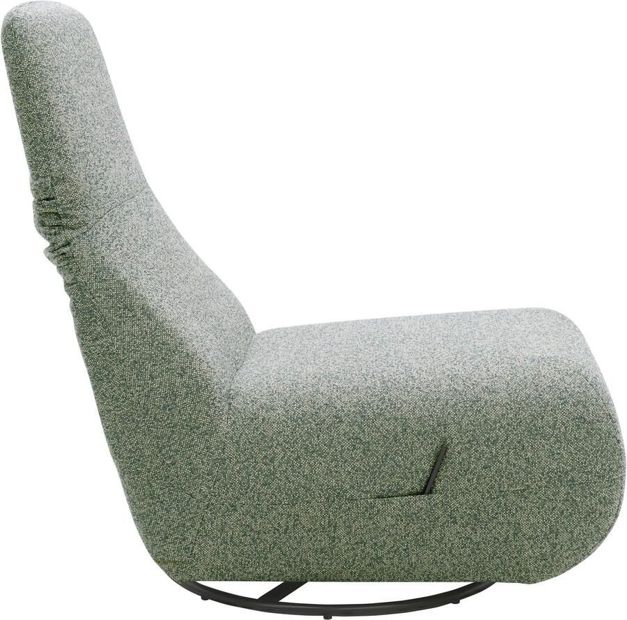 DOMO collection Fauteuil Sonner optioneel met draaifunctie 360 graden draaibaar rug op te richten draaistoel