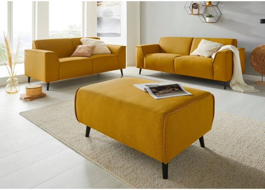 DOMO collection Hocker Amora met binnenvering - Foto 3
