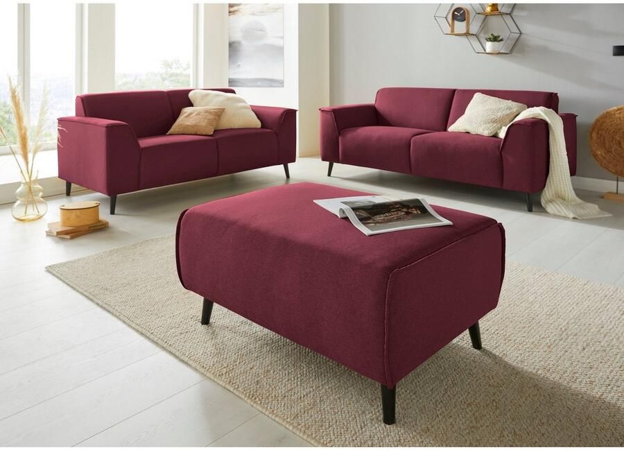 DOMO collection Hocker Amora met binnenvering - Foto 2