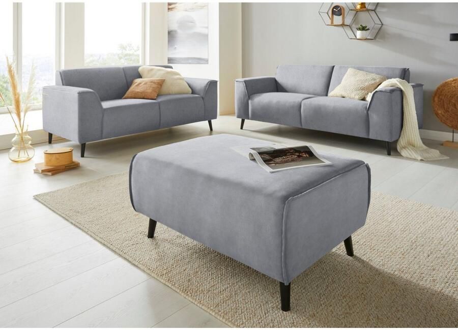 DOMO collection Hocker Amora met binnenvering - Foto 2