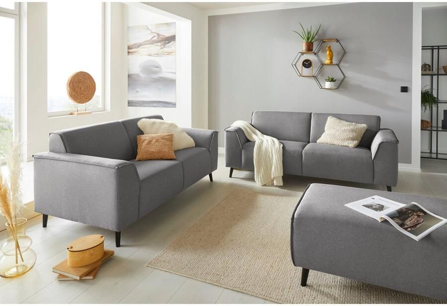 DOMO collection Hocker Amora met binnenvering - Foto 3