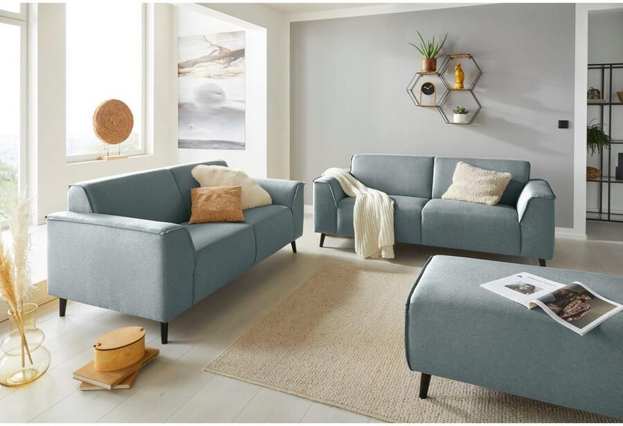 DOMO collection 2-zitsbank Amora moderne vormtaal geweldige afwerkingsdetails comfortabel - Foto 3
