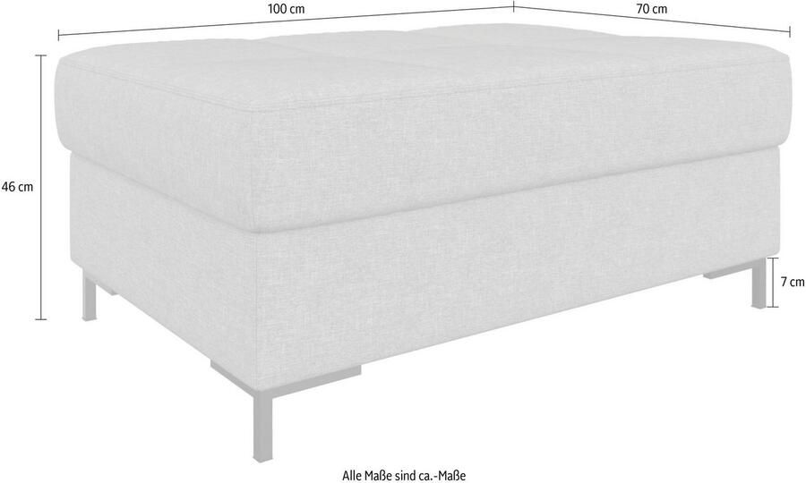 DOMO collection Hocker Capelo inclusief binnenvering - Foto 6