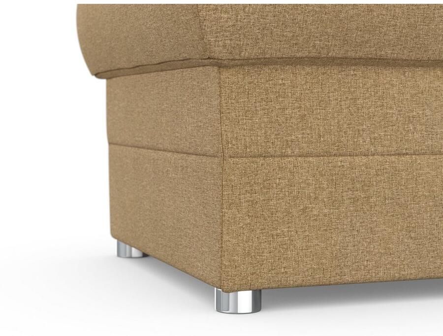 DOMO collection Hocker Pina compact en comfortabel Bijpassende voetenbank poef bij de serie