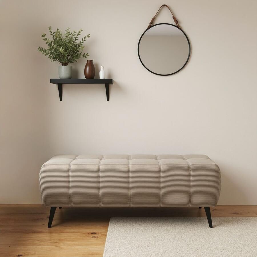 DOMO collection Hocker Trento met sledevoet of enkele voet - Foto 4