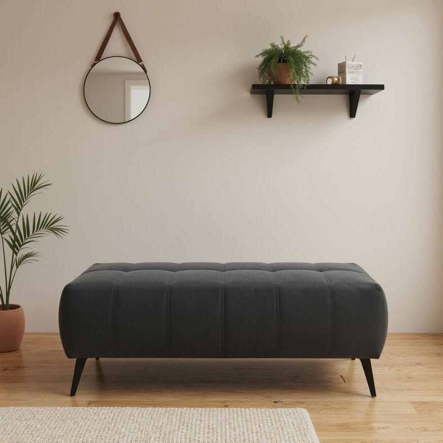 DOMO collection Hocker Trento met sledevoet of enkele voet - Foto 4