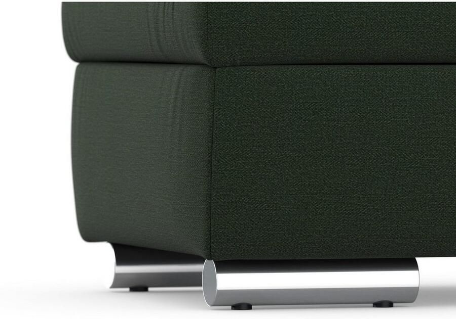 DOMO collection Hocker Treviso XXL: B D H: 161 60 41 cm met opbergruimte ook in ribfluweel passend bij de serie modern quiltwerk